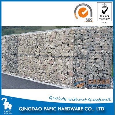 2mx1mx1m Galvanized Welded Gabion Retaining Wall